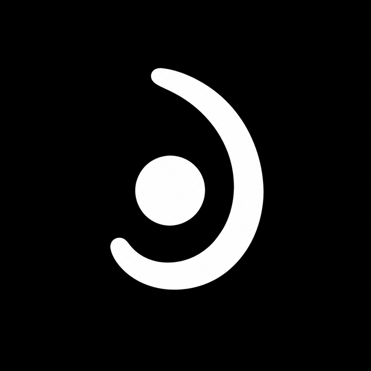 Original JRIVE white curved J logo